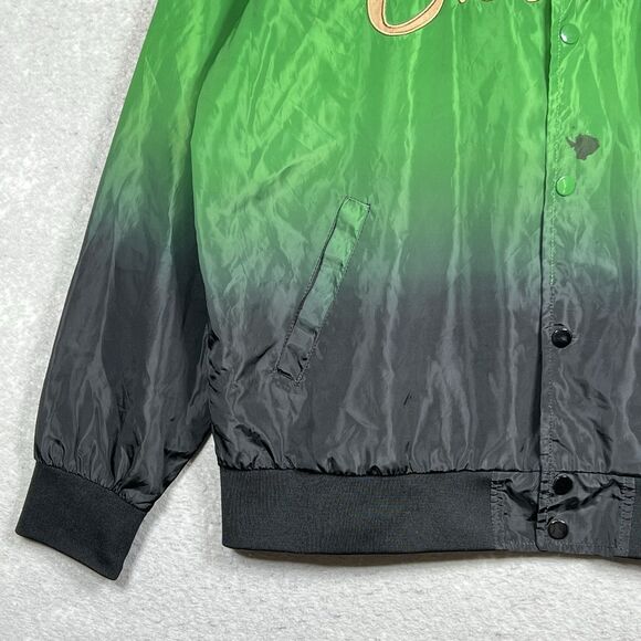 Boston Celtics Jacket L Green Black 2 Tone Limited Button Up NBA Basketball - Picture 3 of 11
